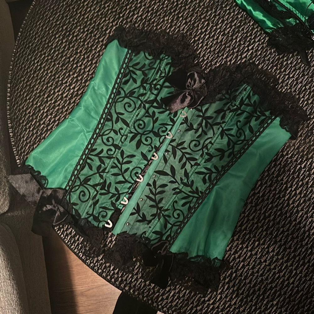 Green corset